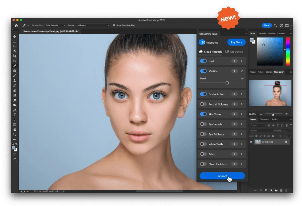 Panel for Photoshop